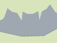 Flat blank for 3 sides. Not symmetrical because I may with to move the intercooler towards front or towards radiator, with same inlet / outlet locations.