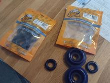 I got some Superpro diff bushing inserts. These should complement the poly motor mounts well.

They accidentally sent me two sets!