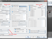 VSS Input/Output settings.