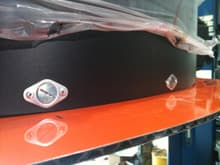 Splitter / airdam installed, close-up