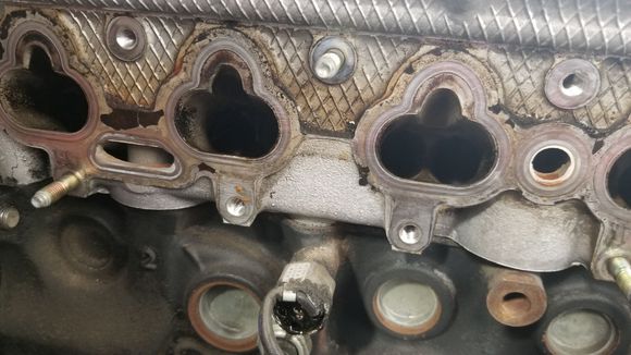 It seems the JDM B6 has two water ports that connect with the intake manifold.