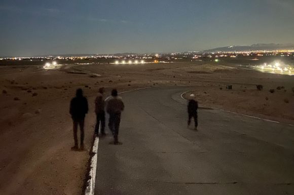 Wandered around the facility for a few hours Friday night. 11pm track walk. The bumps & cracks in the pavement on Big Willow are way bigger than you realize while driving over them.