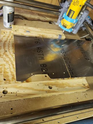 cutting end plates
