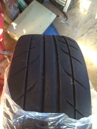 I picked up 3 225/45/15 RS3s for dirt cheap. They appear to have about 90% tread. Ill get a new one from tire rack.