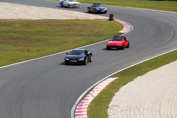 the cars at the track were crazy. Tesla model S, BMW E30 touring race car (this thing was flying!), Honda CRX with full aero trickery, VW Passat R, various BMW M cars, Mustang GTs,...