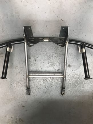 Support bars tie into the rear subassembly.