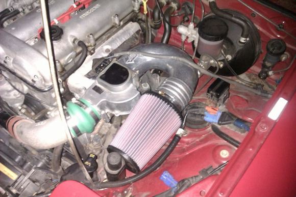 My Racing beat cold air intake kit.
