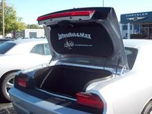 upper lid panel with custom graphic