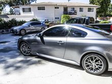 Sitting with my FIRST Q50s - it was not a horribly reliable car from the electronics standpoint.  9 months later I'd give it back to the dealer under the lemon law clause - they were totally understanding and actually encouraged me to do it - because they had tried several times to update the software and it failed - causing the car to malfunction.  It was, BTW, one of the first 10 Q50s models sold in CA.