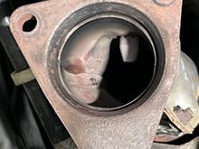 Make sure to clean your manifold flange with a wire brush.