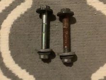 Rear Toe Bolts