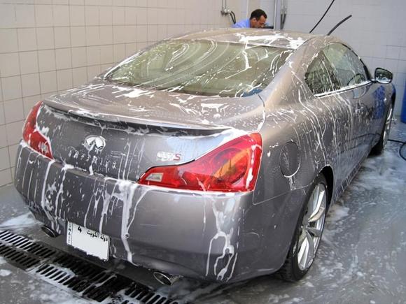 2009 G37s Coupe in Kuwait - First wash