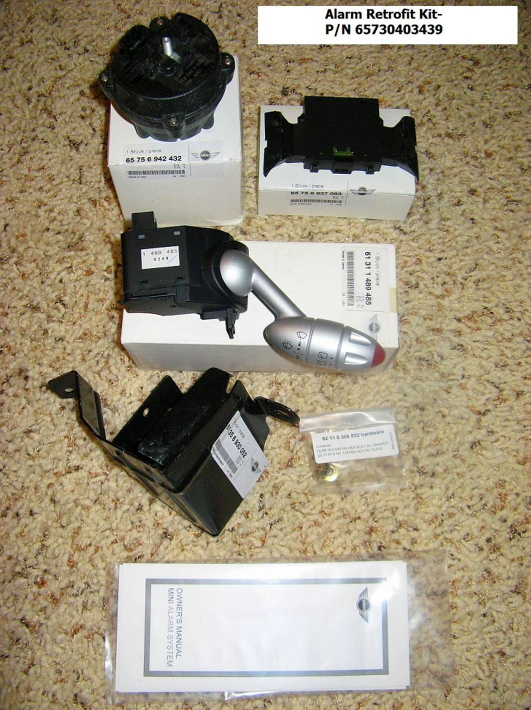 Accessories - R53 OEM Alarm - Used - 0  All Models - Los Angeles, CA 91350, United States