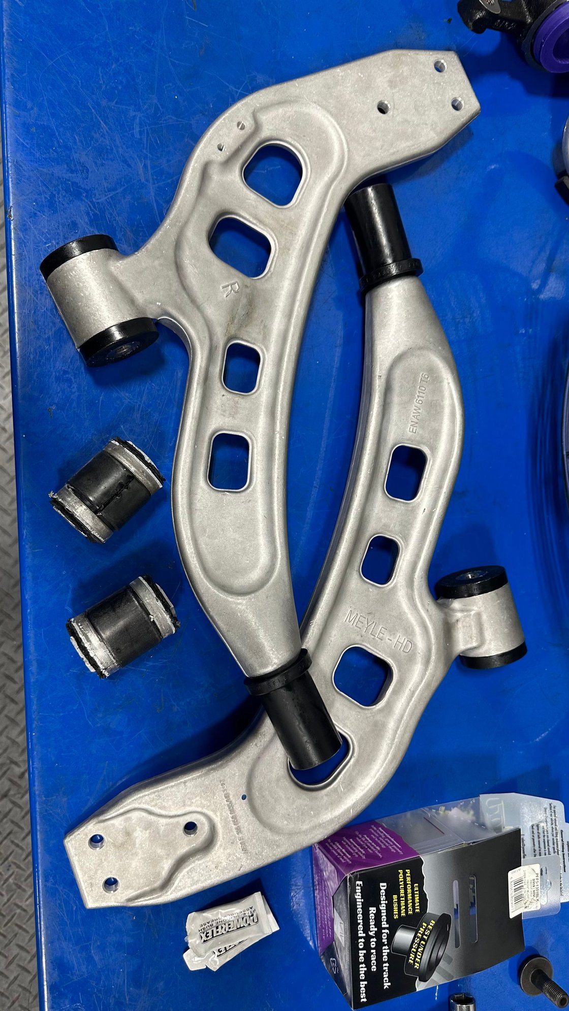 Steering/Suspension - F60/F54 Meyle HD Lightweight aluminum front suspension arms w/ Powerflex - New - 2015 to 2021 Mini F54: Mini Clubman - 2015 to 2021 Mini F60: Countryman - Miami, FL 33133, United States