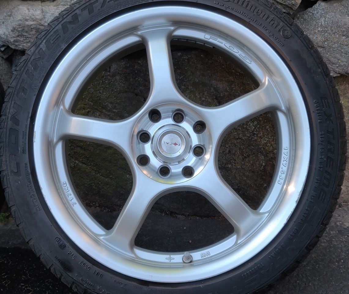 Wheels and Tires/Axles - Focal F05 Rims / Continental ExtremeContact DWS Tires – 17” - Used - 2006 to 2013 Mini R56: "Mk II" Mini Hatch/Hardtop range - Norwalk, CT 06850, United States