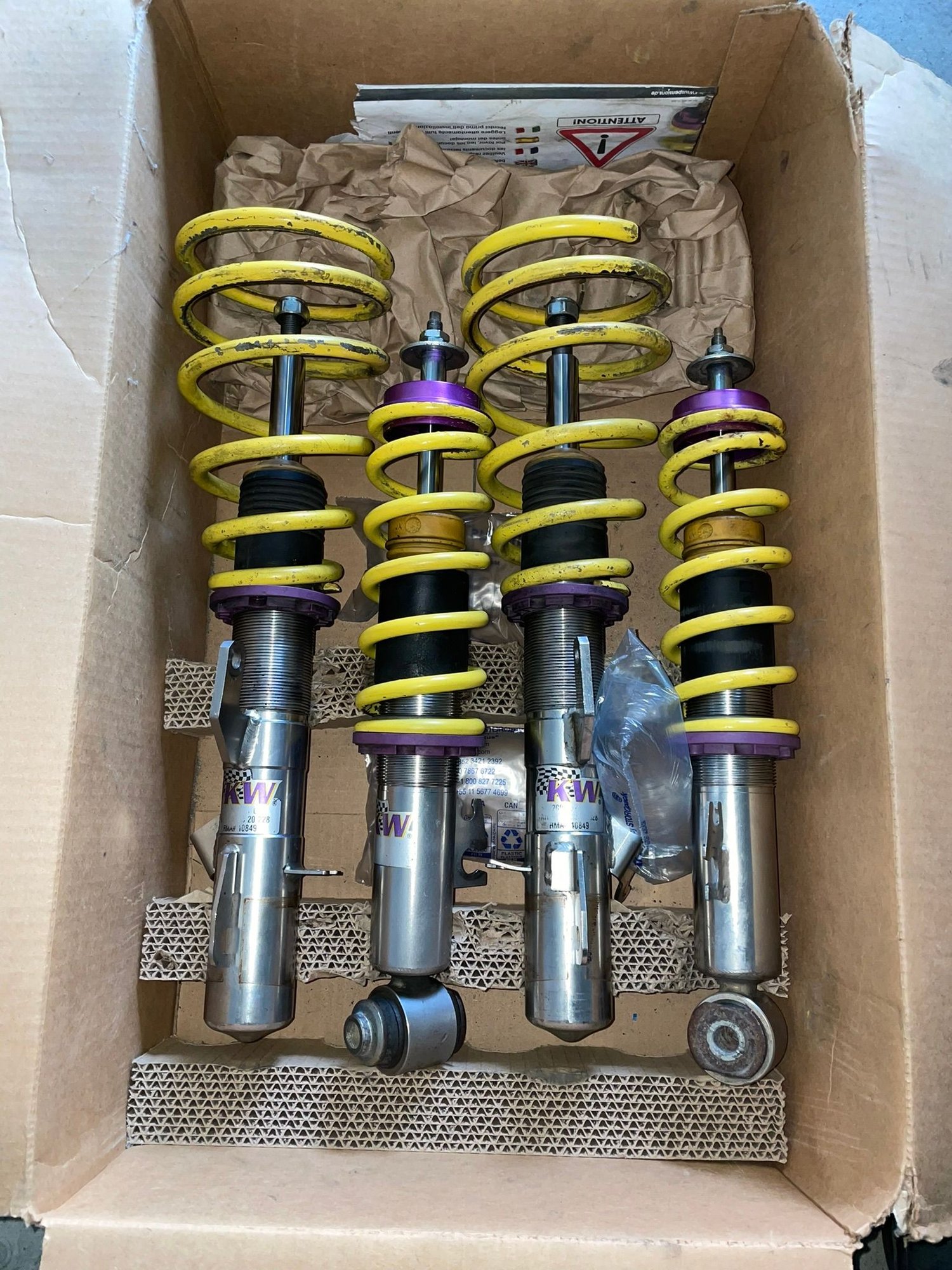 Steering/Suspension - KW V1 Coilovers - Used - 2007 to 2013 Mini R56: "Mk II" Mini Hatch/Hardtop range - Fresno, CA 93727, United States