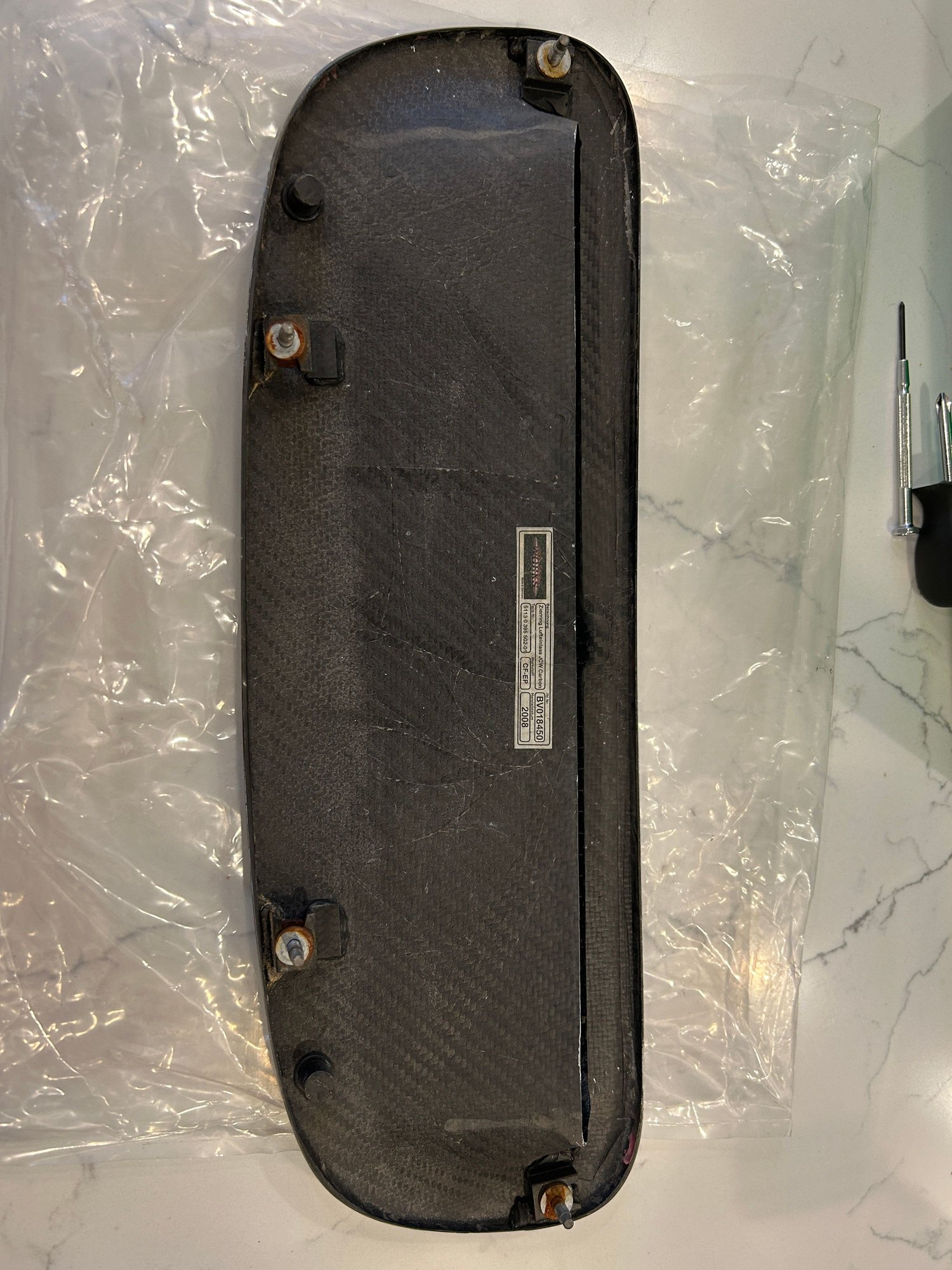 Exterior Body Parts - OEM Genuine Carbon Fiber JCW Hood scoop for an R53/R52 - Used - 2002 to 2008 Mini R53: "Mk I" Mini Cooper S - Portland, OR 97124, United States