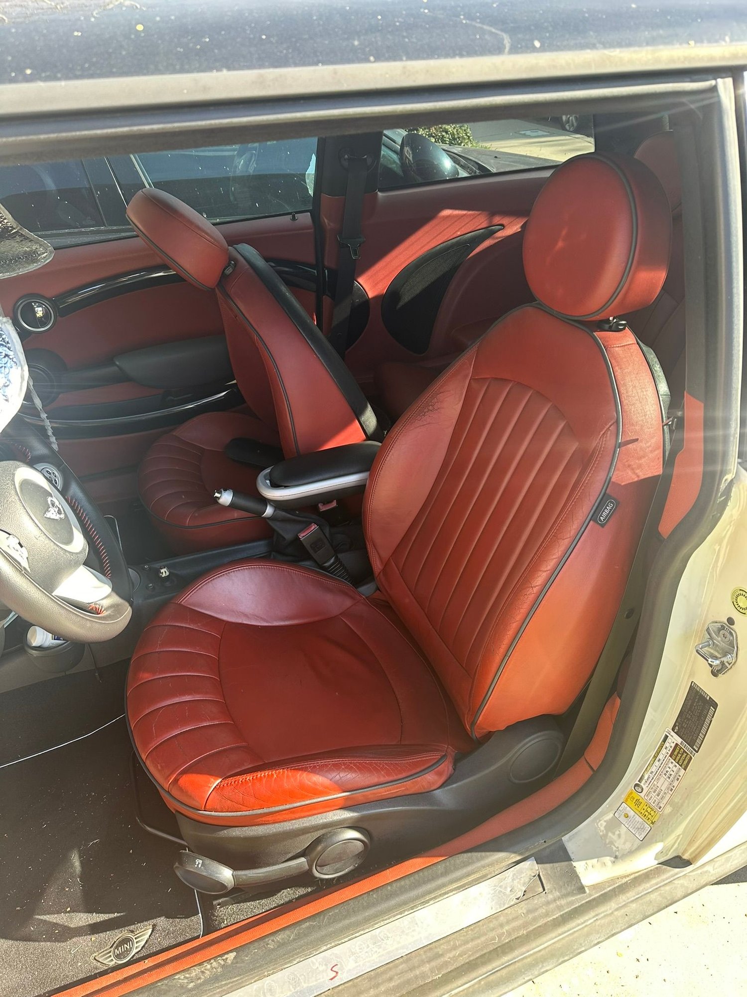 2008 Mini R56: "Mk II" Mini Hatch/Hardtop range - 2008 Mini Cooper S R56 Project Pepper White/Redwood - Used - VIN WMWMF73518TT88282 - 206,500 Miles - 4 cyl - 2WD - Manual - White - Los Angeles, CA 91359, United States