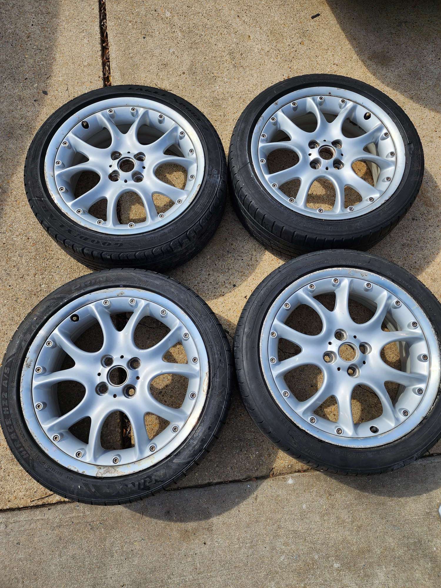 Wheels and Tires/Axles - R98 wheels, 17x7 4x100 - Used - 2002 to 2006 Mini R50: "Mk I" Mini One & Cooper - 2002 to 2006 Mini R52: "Mk I" Mini Convertible - 2002 to 2006 Mini R53: "Mk I" Mini Cooper S - 2007 to 2014 Mini R56: "Mk II" Mini Hatch/Hardtop range - Annapolis, MD 21409, United States