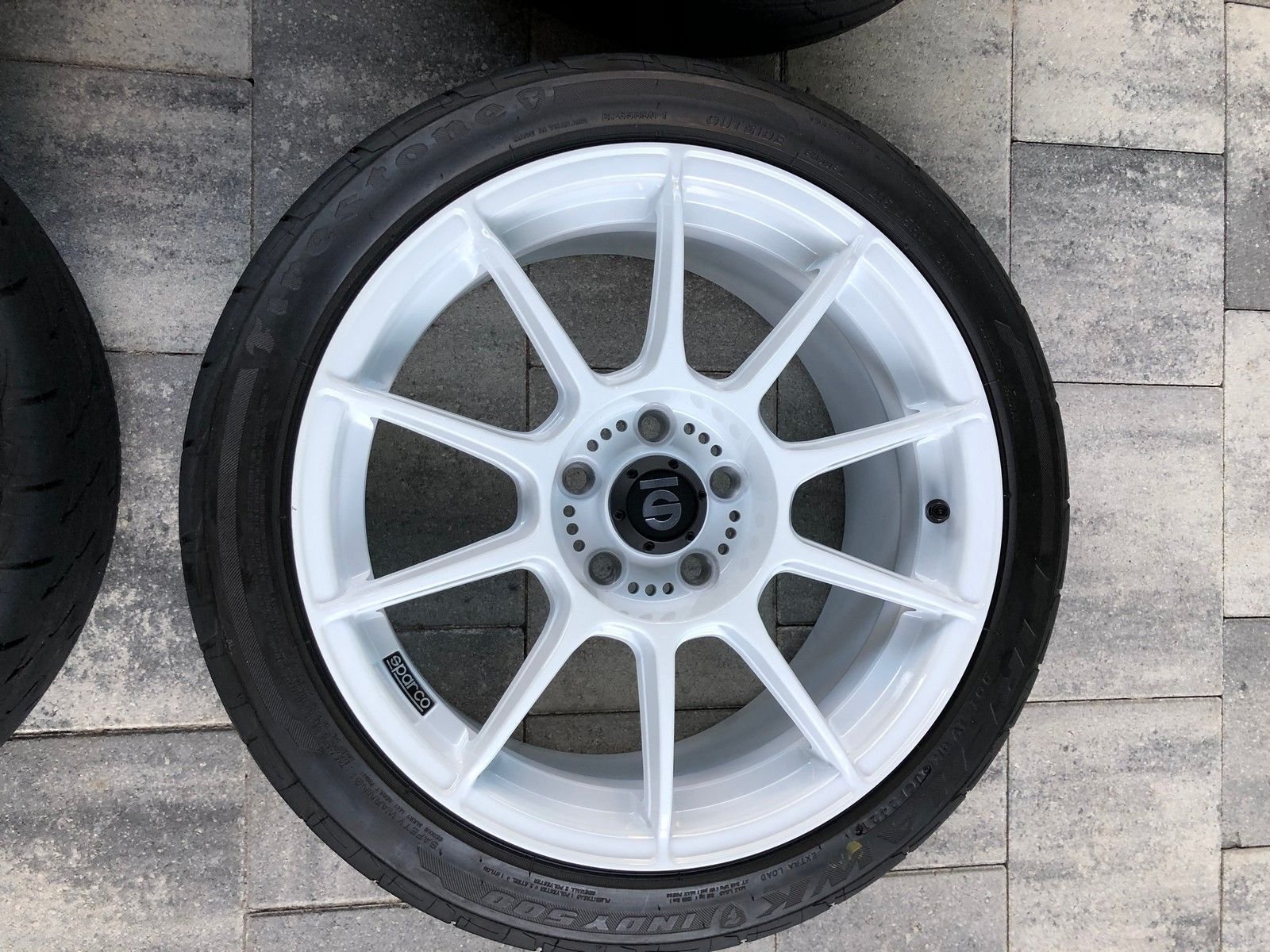 Wheels and Tires/Axles - Sparco FF-1 Flow-Formed Wheels with Firestone Firehawk Indy 500 Tires (17x8, 5x112) - Used - 2014 to 2023 Mini F56: Mini Hatch/Hardtop - Orlando, FL 32746, United States