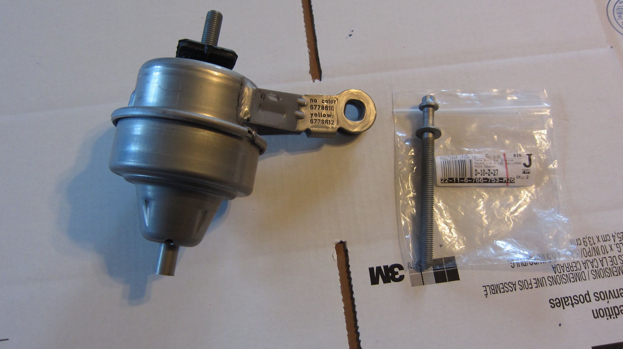 Miscellaneous - MINI Cooper Motor Mount. 22116778610. 2005,2006 R50 R53. 2005-2008 R52. New. OEM. - New - 2005 to 2006 Mini R50: "Mk I" Mini One & Cooper - 2005 to 2008 Mini R52: "Mk I" Mini Convertible - 2005 to 2006 Mini R53: "Mk I" Mini Cooper S - Bryan, OH 43506, United States