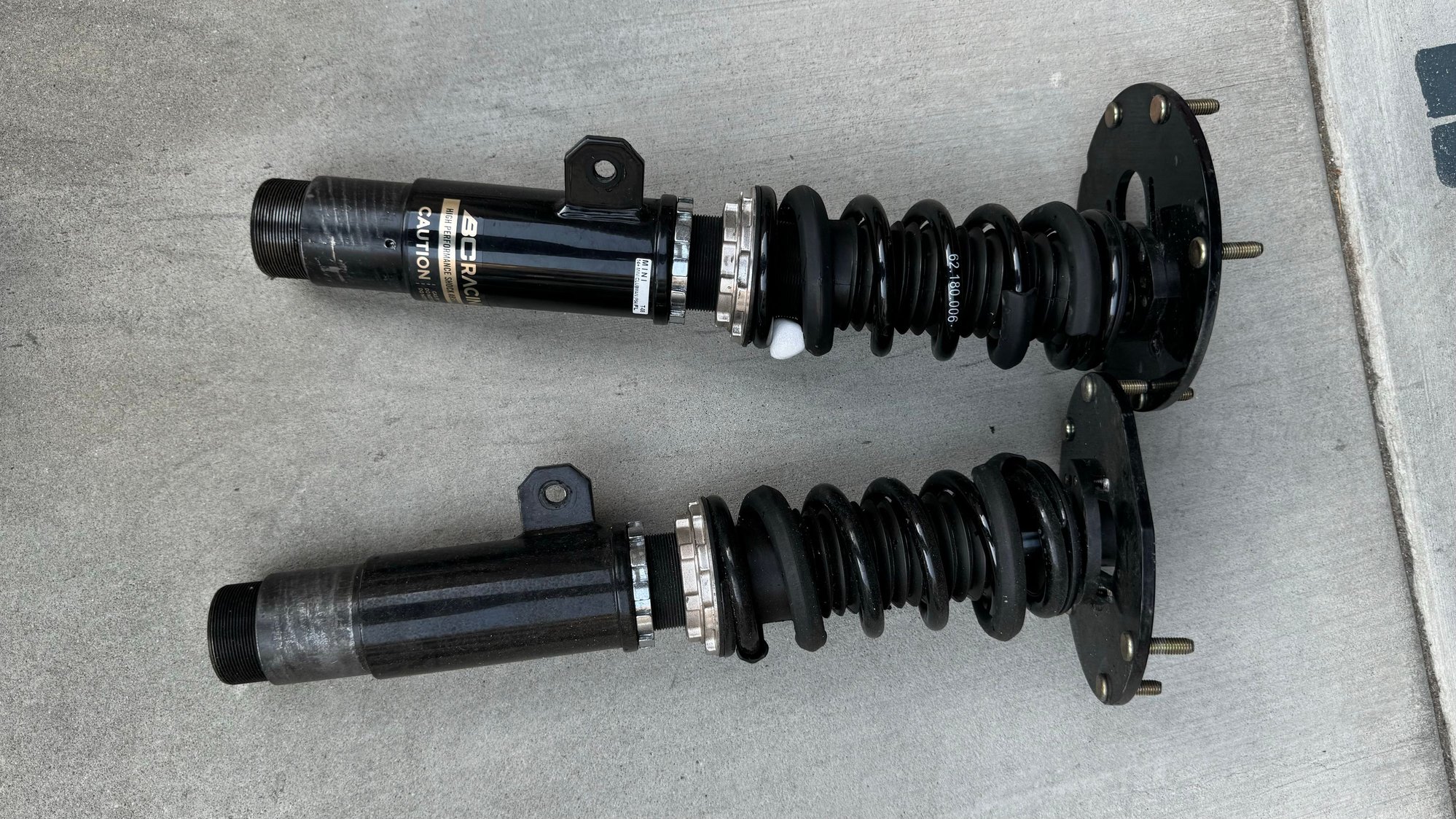 Steering/Suspension - F54 Clubman BC Coilovers + Godspeed Rear Camber Arms - Used - All Years  All Models - South Pasadena, CA 91030, United States
