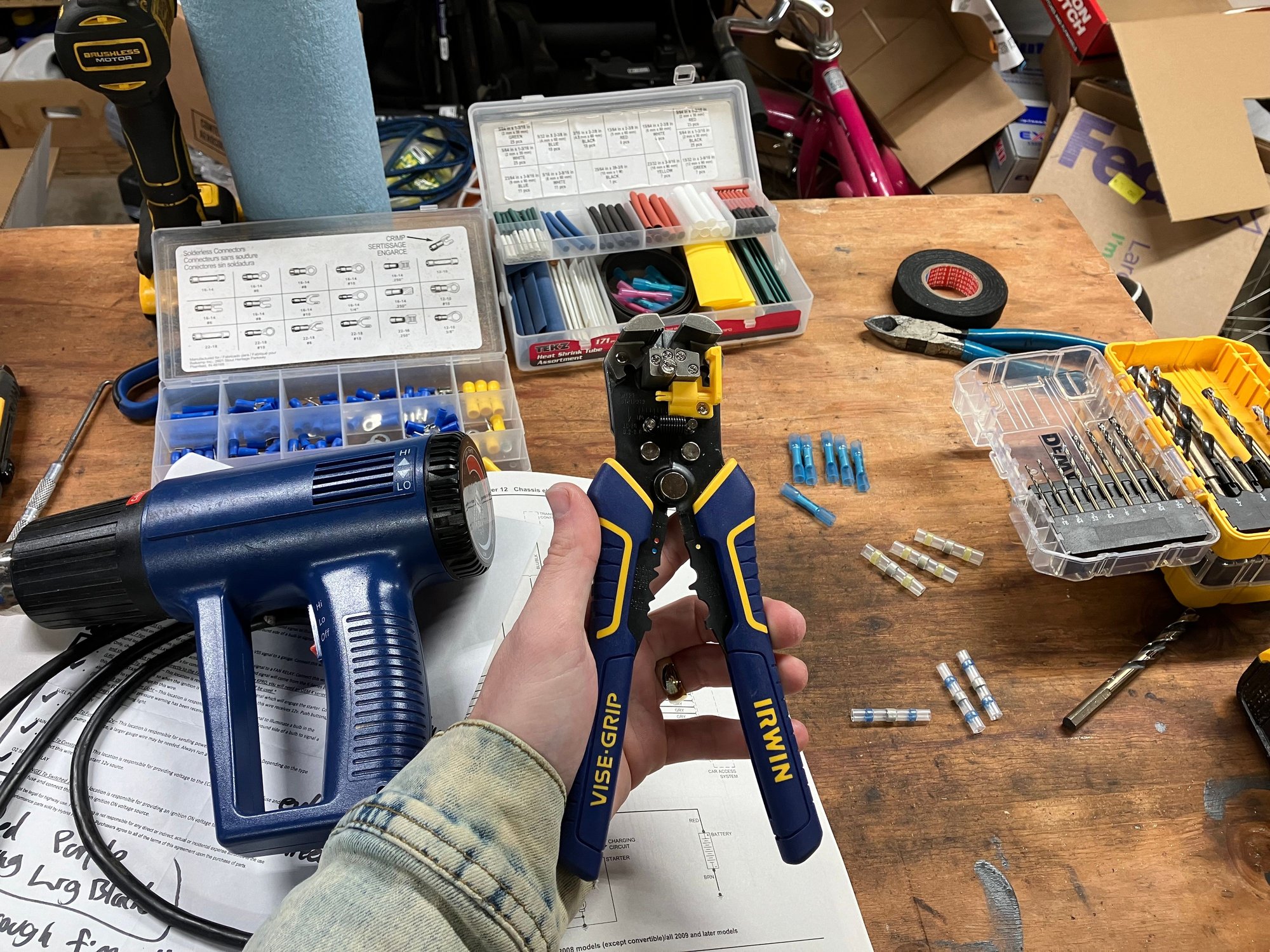 Auto wire strippers are a great tool to have. Definitely recommend gifting yourself one for Christmas.