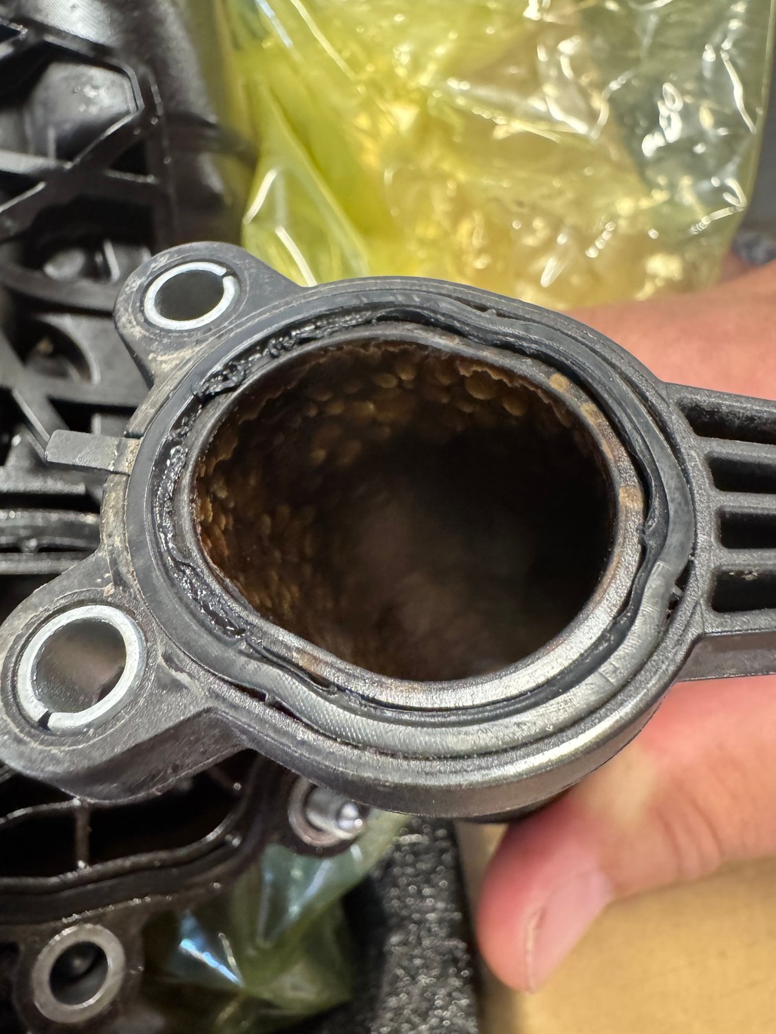 engine block connector pipe