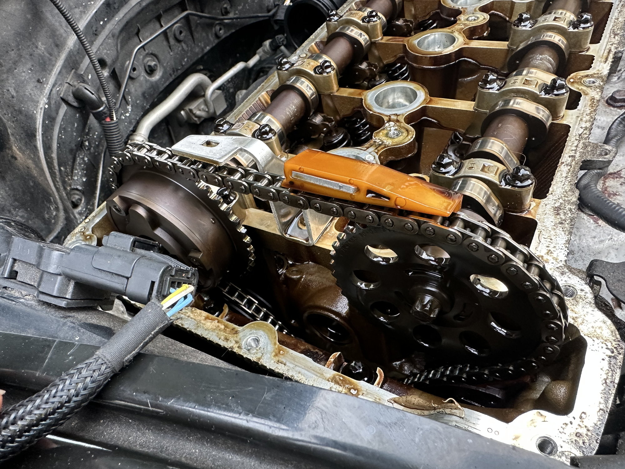 Mini R56 Timing Chain Replacement. Mini Cooper timing chain noise