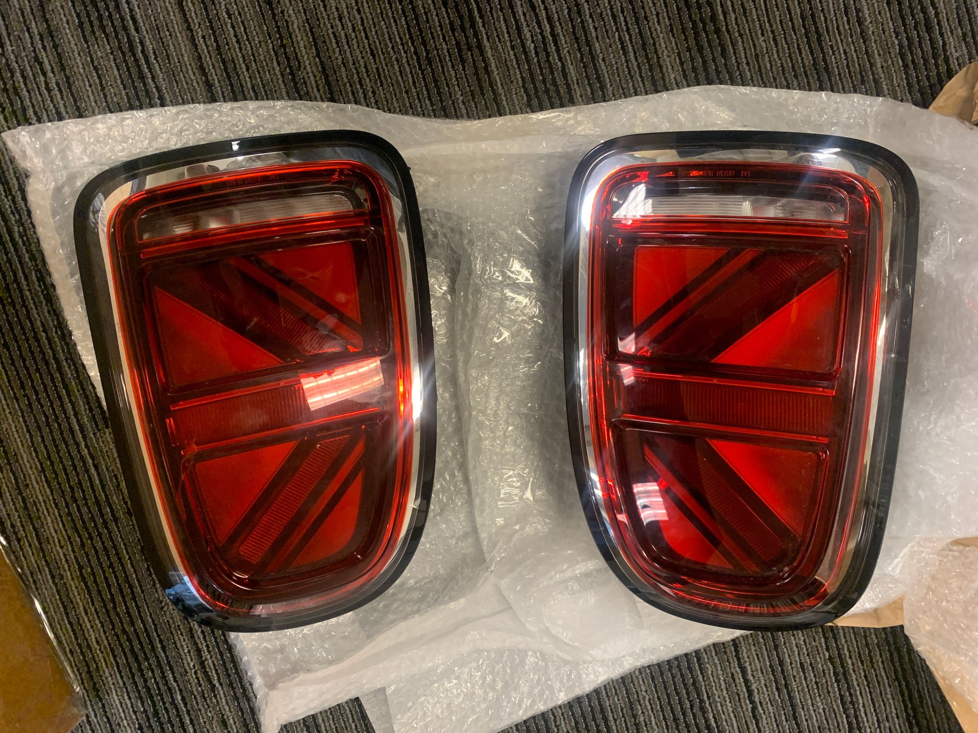 Lights - F60 Countryman Rear Tail Lamps OE & UJ Union Jack SAE/US Spec. - Used - 0  All Models - Hillsboro, OR 97124, United States