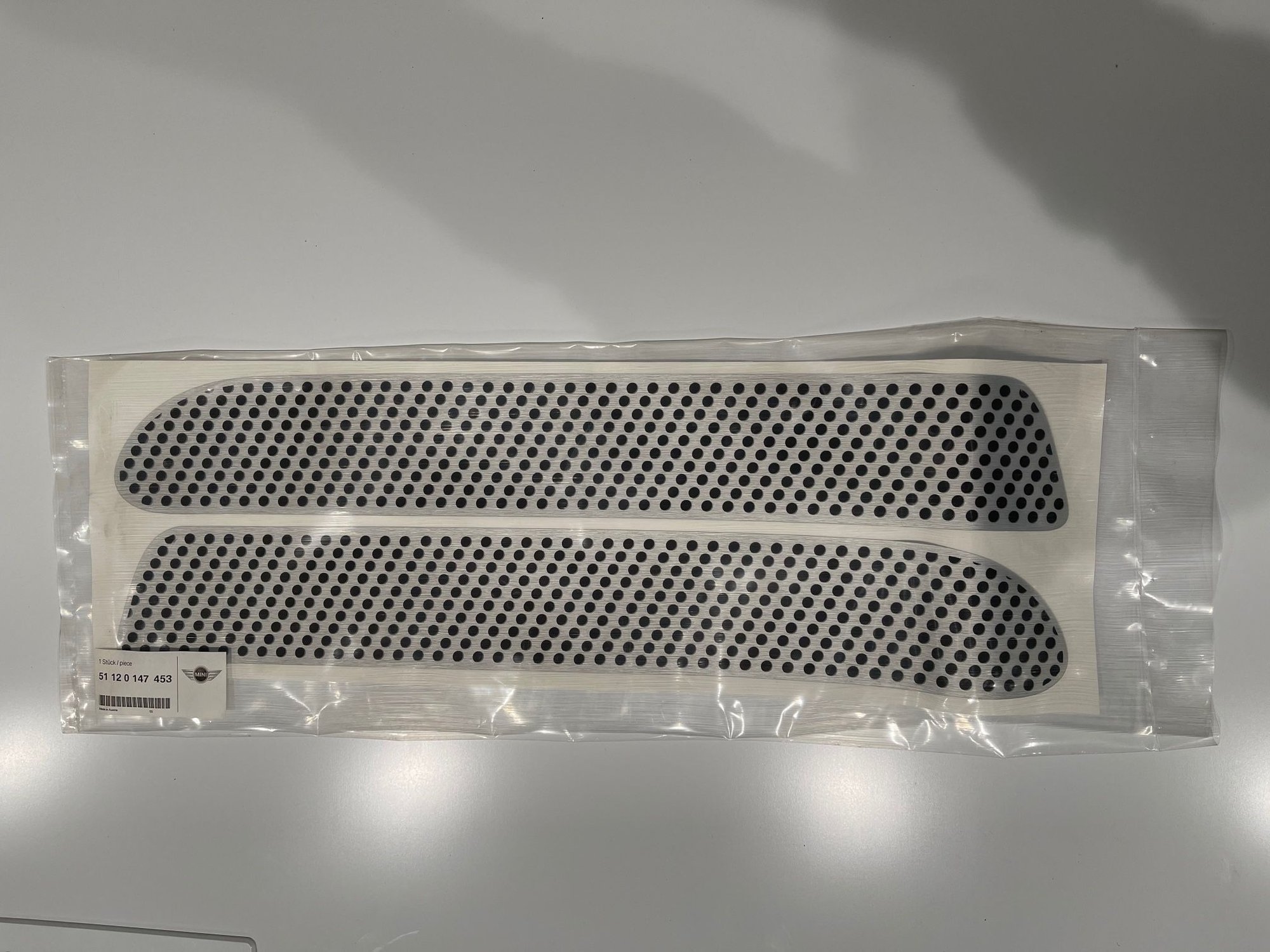 Exterior Body Parts - Original JCW bumper inserts - New - 2002 to 2006 Mini Cooper - 2002 to 2008 Mini R52: "Mk I" Mini Convertible - Las Vegas, NV 89149, United States
