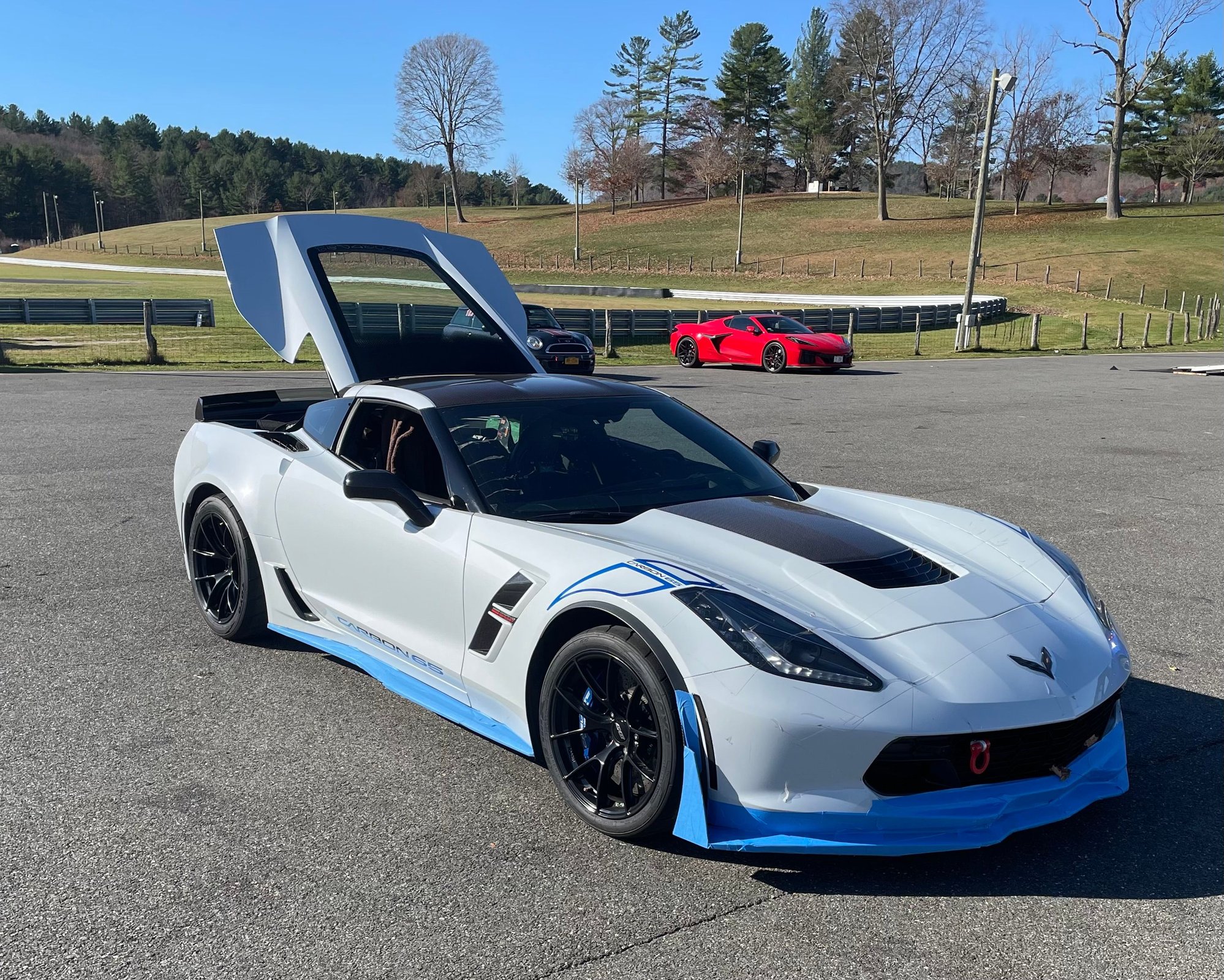 The livery was great on some Corvettes (blue painter�s tape exclude)