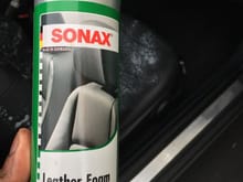 SONAX AFTER WIPING DOWN THE SEATS