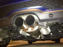 Under the Hood Image 
underview of ALTA exhaust