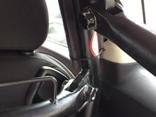 Rear brace, roll bar mount