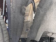 Tire slag damage