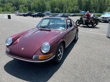 1968 911T, on the track