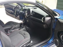 2013 Mini JCW Coupe Passenger Side Interior
