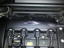 JCW (GP2) engine emblem