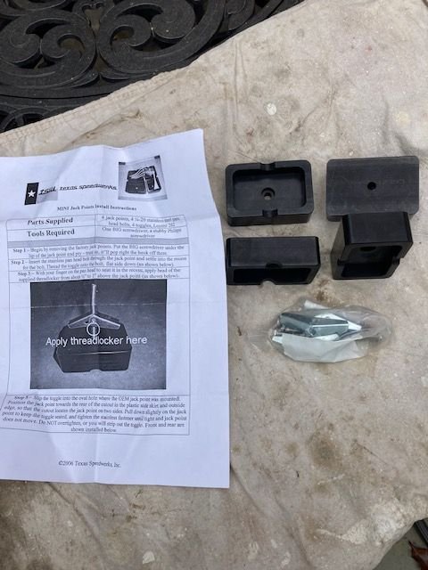 Exterior Body Parts - Texas Speed Works (Now Way Motor Works) MINI Jack Points - New - 2003 to 2005 Mini R53: "Mk I" Mini Cooper S - Pasadena, CA 91106, United States