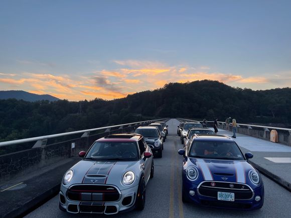 On top Fontana Dam