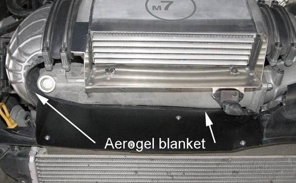 Under the Hood Image 
IMD, DFIC with foils, aerogel under manifold