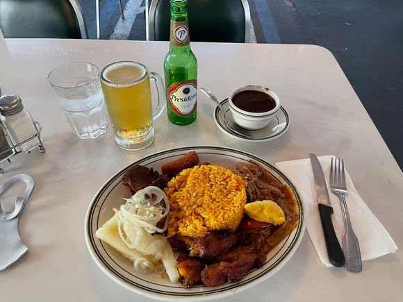 a Cuban dinner