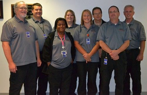 Me (far left) with my platoon at my retirement party. 32 total years of service (28 contiguous) at the Salem County, NJ 9-1-1 center.