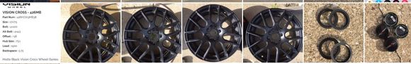 R53, R56 maybe other models.  Used 17” Vision wheels.  Ok condition.  Two are slightly bent.  (But I’m a perfectionist).  Caps and rings included.  Asking $200 or best offer.  Pick up preferred.