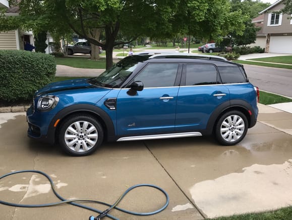 This is Big Blue because, well, calling a MINI "big" is just too ironic to pass up.
