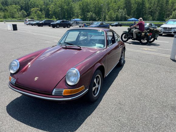 1968 911T, on the track