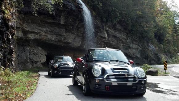 Tar Heel Mini Club run to Bridal Vale Falls NC