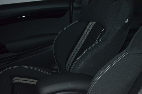 Cloth Double Stripe Seats