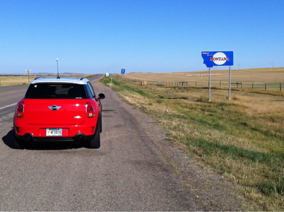 A MINI from GA crosses the MT state line!